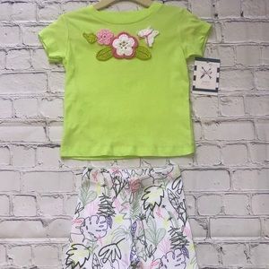 Girls 9-12m top and legging outfit custom